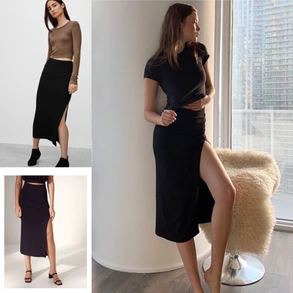Aritzia Midi Skirt | Wilfred Free Shields - New without Tags! - Picture 2 of 9